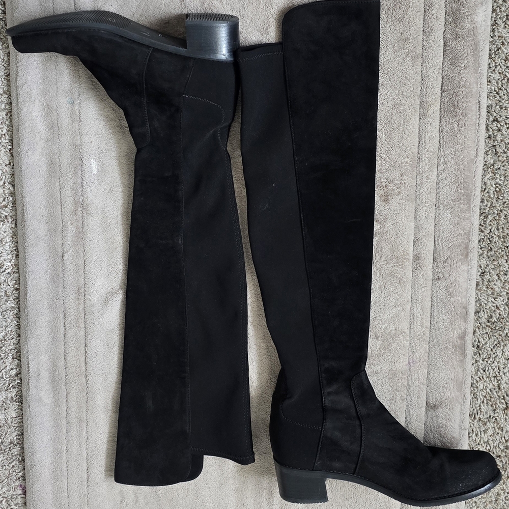 Black Over-the-Knee Women's Boots